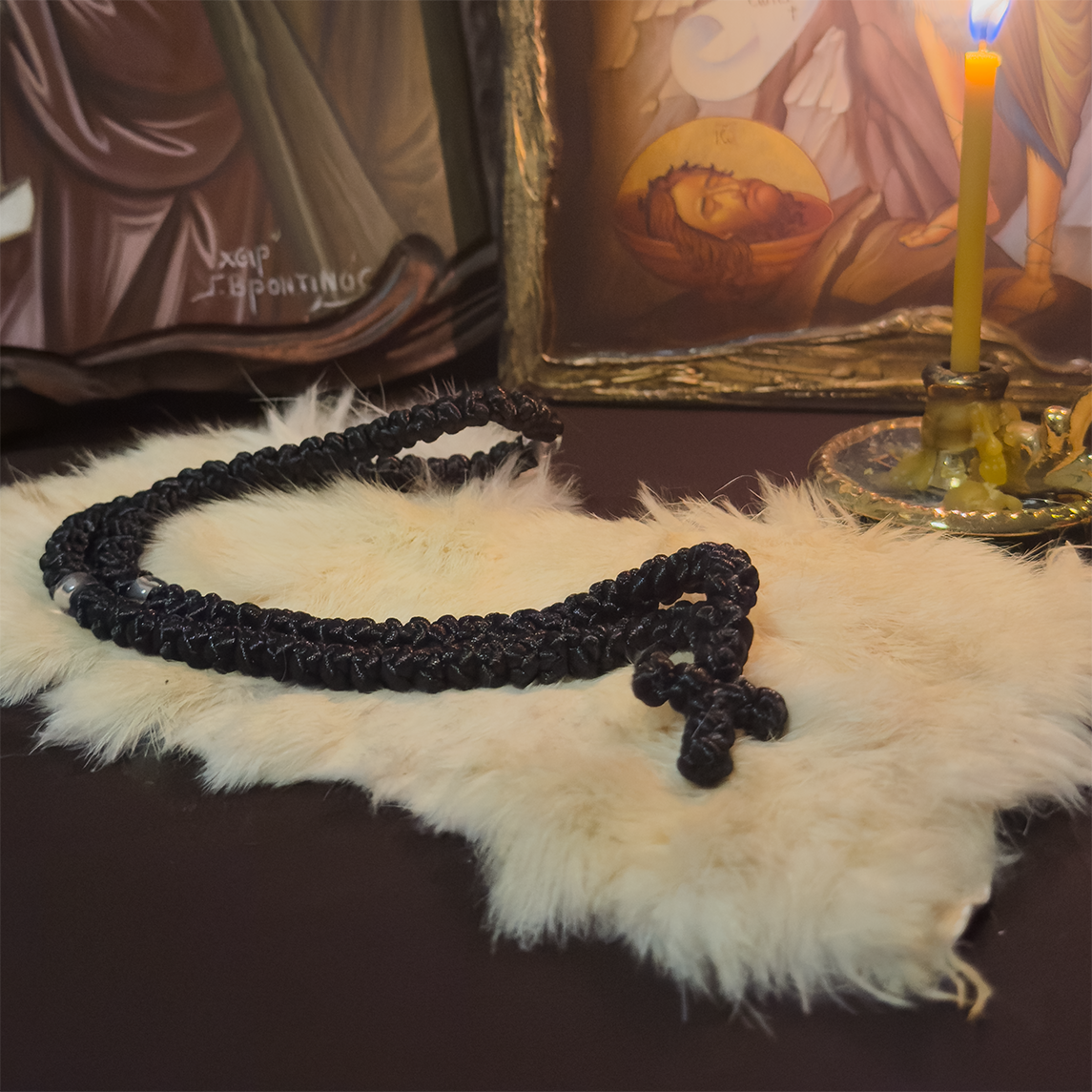 Komboskini (Gebetsseil) - Schwarz